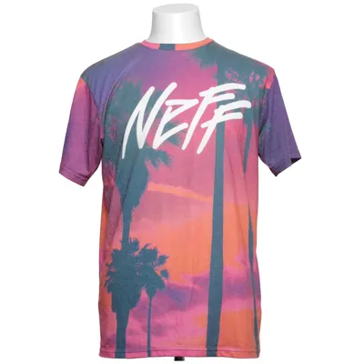 T-shirt (Rose, Orange, Violet, Multicolore) de Neff Coton, Polyester