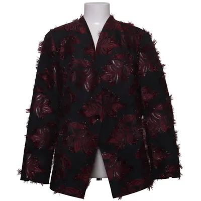 Rokkostuum (Zwart, Rood) van Selection by Ulla Popken Acetaat, Metallvezel, Polyester