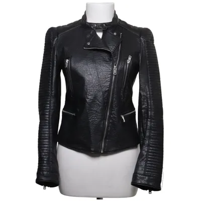 Biker jacket (Black) from Zara Basic Outerwear Polyester, Polyurethane