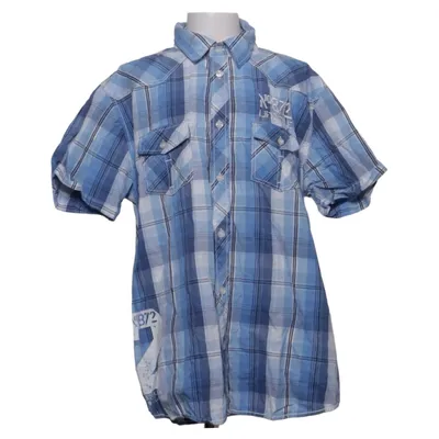 Korte mouwen shirt (Blauw, Wit) van Kids by Lindex Katoen