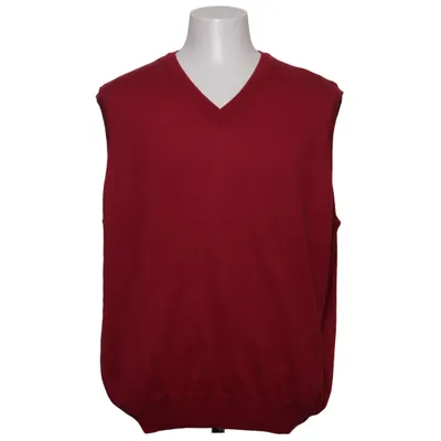 Pull sans manches (Rouge) de Babista Acrylique, Coton
