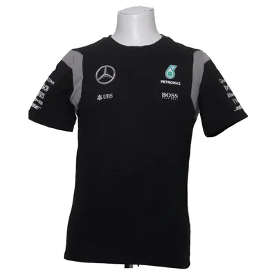 T-shirt (Zwart, Grijs) van Hugo Boss