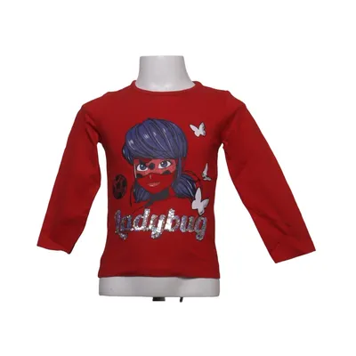 T-shirt à manches longues (Rouge) de Miraculous Coton