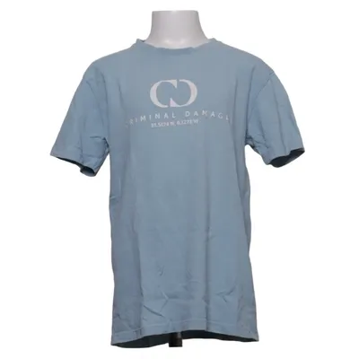 T-shirt (Blauw) van Criminal Damage Katoen