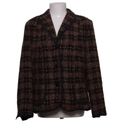 Blazer (Schwarz, Braun, Mehrfarbig) von Lebek Collection Acryl, Polyamid, Polyester, Wolle