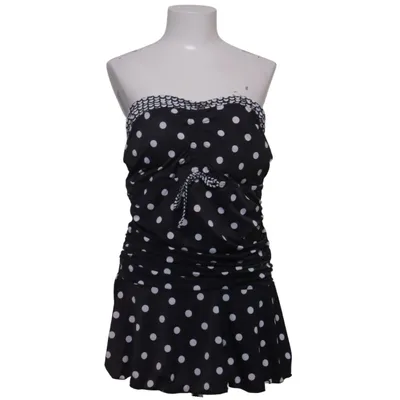 Swim shirt (Black, White) Elastane, Polyamide