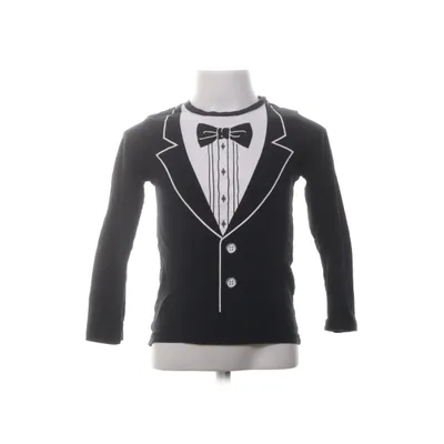 Lange mouwen shirt (Zwart, Wit) van Palomino by C&A Katoen
