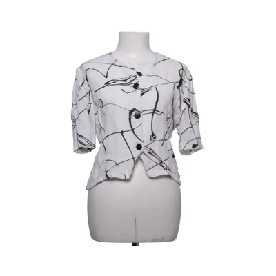 Chemise à manches courtes (Blanc, Noir) de Miss H.