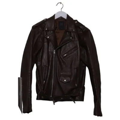 Biker jacket (Brown) from Deadwood
