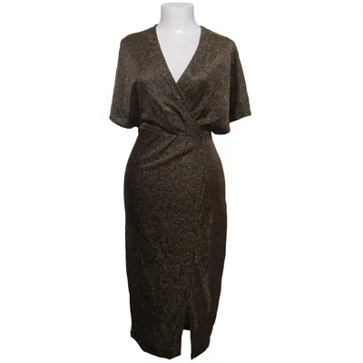 Jurk (Goud) van Make Way Elastaan, Metallvezel, Polyamide