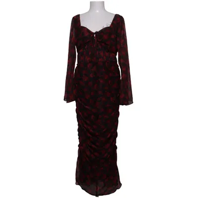 Dress (Black, Red) from ASOS Design Polyester
