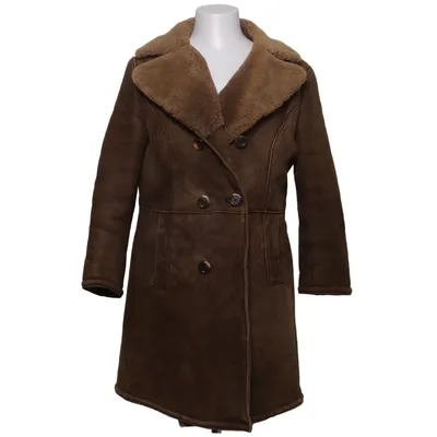 Shearlingjacka (Brun, Beige)