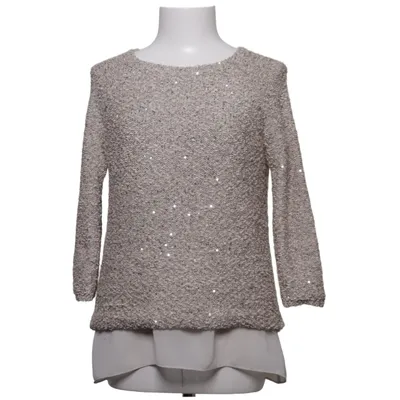 Sweater (Beige, Sølv) fra Zara Knit