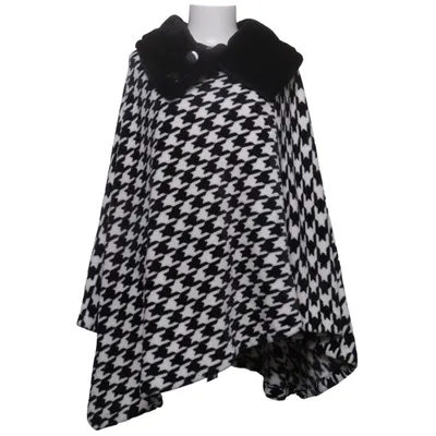 Poncho (Black, White) from Taubert Polyester