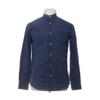 Denim blouse (Blauw) van Knowledge Cotton Apparel Katoen