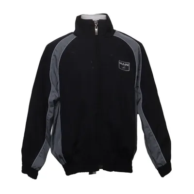 Trainingsjack (Zwart, Grijs) van Man Polyamide, Polyester