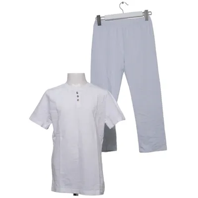 Pyjama (Blanc, Bleu) de H&M Coton, Polyester, Élasthane
