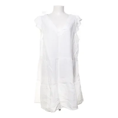 Kjole (Hvid) fra L.O.G.G by H&M Viscose, Bomuld, Linned