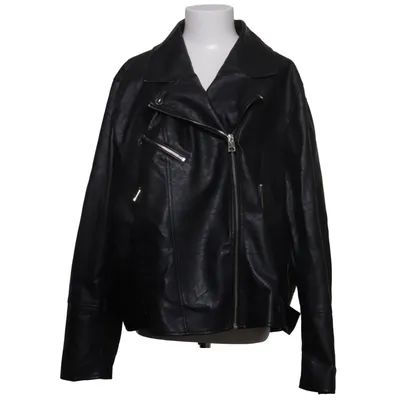 Bikerjacka (Svart) från River Island Bomull, Polyester, Polyuretan, Viskos