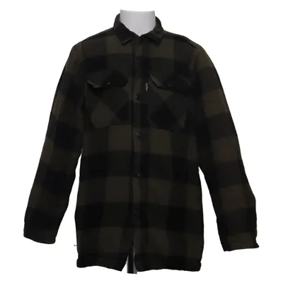 Overshirt (Green, Black) from Tuxer Cotton, Polyester