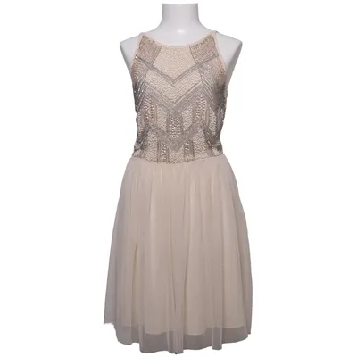 Klänning (Beige, Silverfärgad) från Lace & Beads Polyester