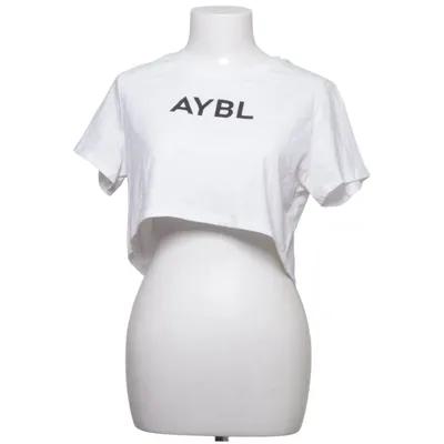 Crop top (Wit) van AYBL Katoen, Elastaan