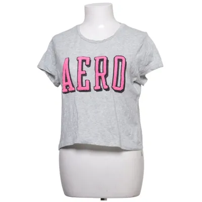 T-shirt (Gray, Pink) from Aéropostale Cotton, Polyester
