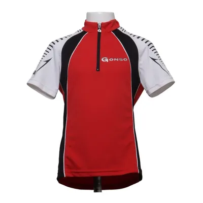 Cykeltrøje (Rød, Sort, Hvid) fra Gonso Polyester