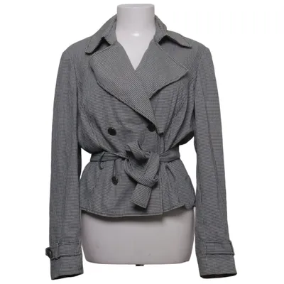 Jacket (Black, White) from ESPRIT Collection Acetate, Cotton
