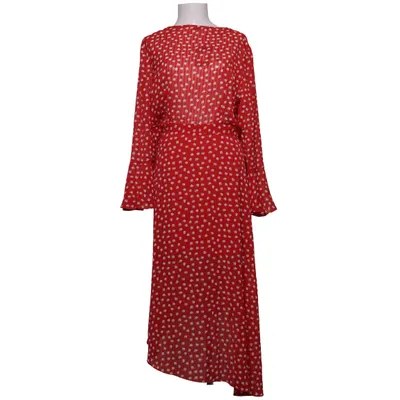 Omlottklänning (Röd, Vit) från Adoore Polyester