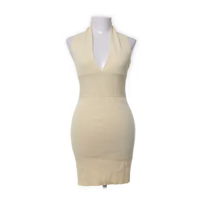 Halterneckklänning (Beige) från Dilvin Knit
