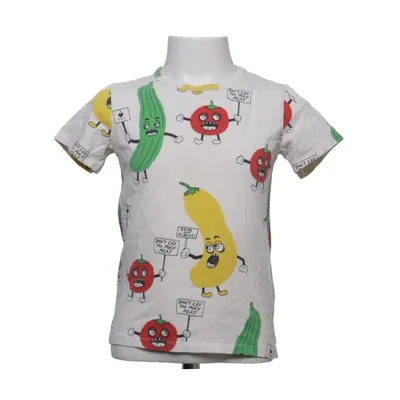 T-shirt (Blanc, Multicolore) de Mini Rodini Coton, Élasthane