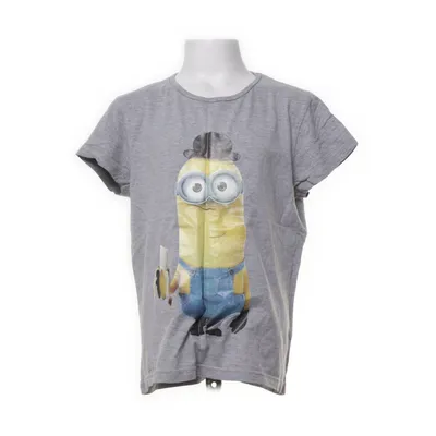 T-shirt (Grå, Flerfärgad) från Minions Bomull, Polyester