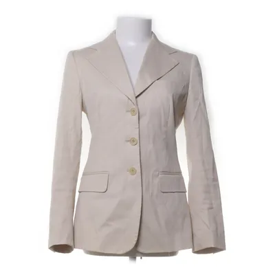 Blazer (Beige) fra MaxMara Bomuld, Elastan