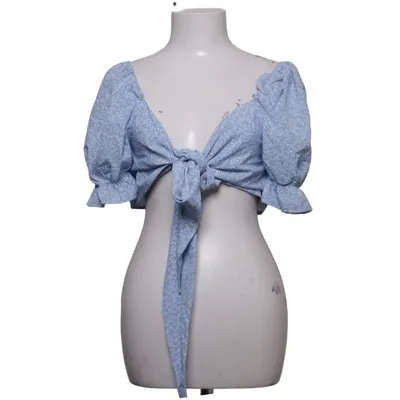 Omlottopp (Blå, Vit) från Shein Polyester