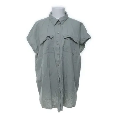 Maternity shirt (Green) from H&M Mama Linen, Viscose