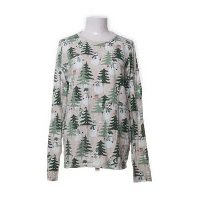 Pyjamaströja (Beige, Grön, Vit, Flerfärgad) från Polarn O. Pyret Elastan, Ekologisk bomull