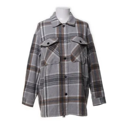 Flanellskjorta (Grå, Brun, Vit) från ONLY Blue Denim Polyester