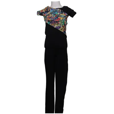 Legging (Noir, Multicolore) de Chiara Coton, Élasthane