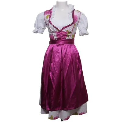 Dirndl (Vit, Rosa, Flerfärgad) från Lifos Bomull