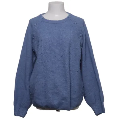 Trui (Blauw) van Envie de Fraise Alpacawol, Elastaan, Polyamide, Polyester