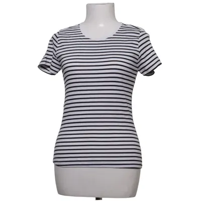T-shirt (Zwart, Wit) van Kapalua Katoen, Elastaan