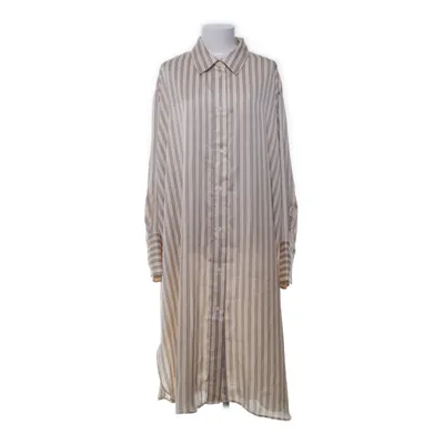 Skjortklänning (Beige, Grå) från H&M Modern Classic Polyester