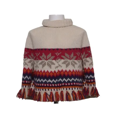 Poncho (Beige, Multicolore) de Catimini Acrylique, Laine d'alpaga