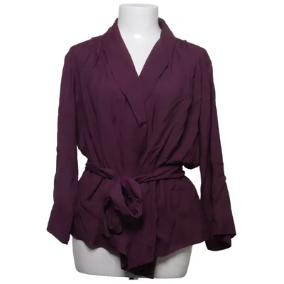 Blouse portefeuille (Violet) de The Shirt Factory Viscose