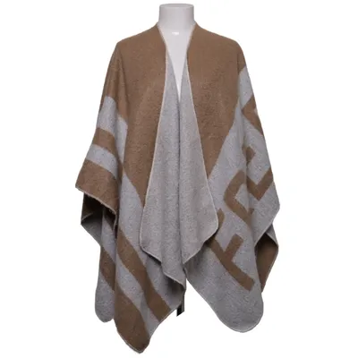 Poncho (Gray, Brown) from Zara Accessories