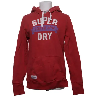 Huvtröja (Röd) från Superdry Bomull, Polyester
