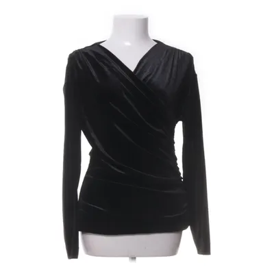 Slå-om bluse (Sort) fra InWear Elastan, Polyester