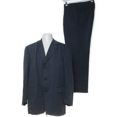 Suit (Blue) from Alter Cotton, Polyester, Wool, Viscose