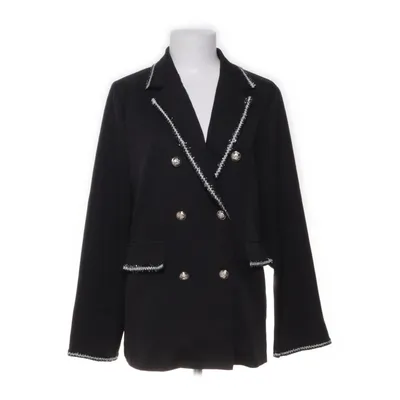 Blazer (Black) from Shein Polyester, Elastane